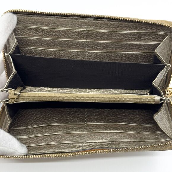 Gucci Soho Long Wallet Purse Zip Around #156850G16B - Picture 13 of 15